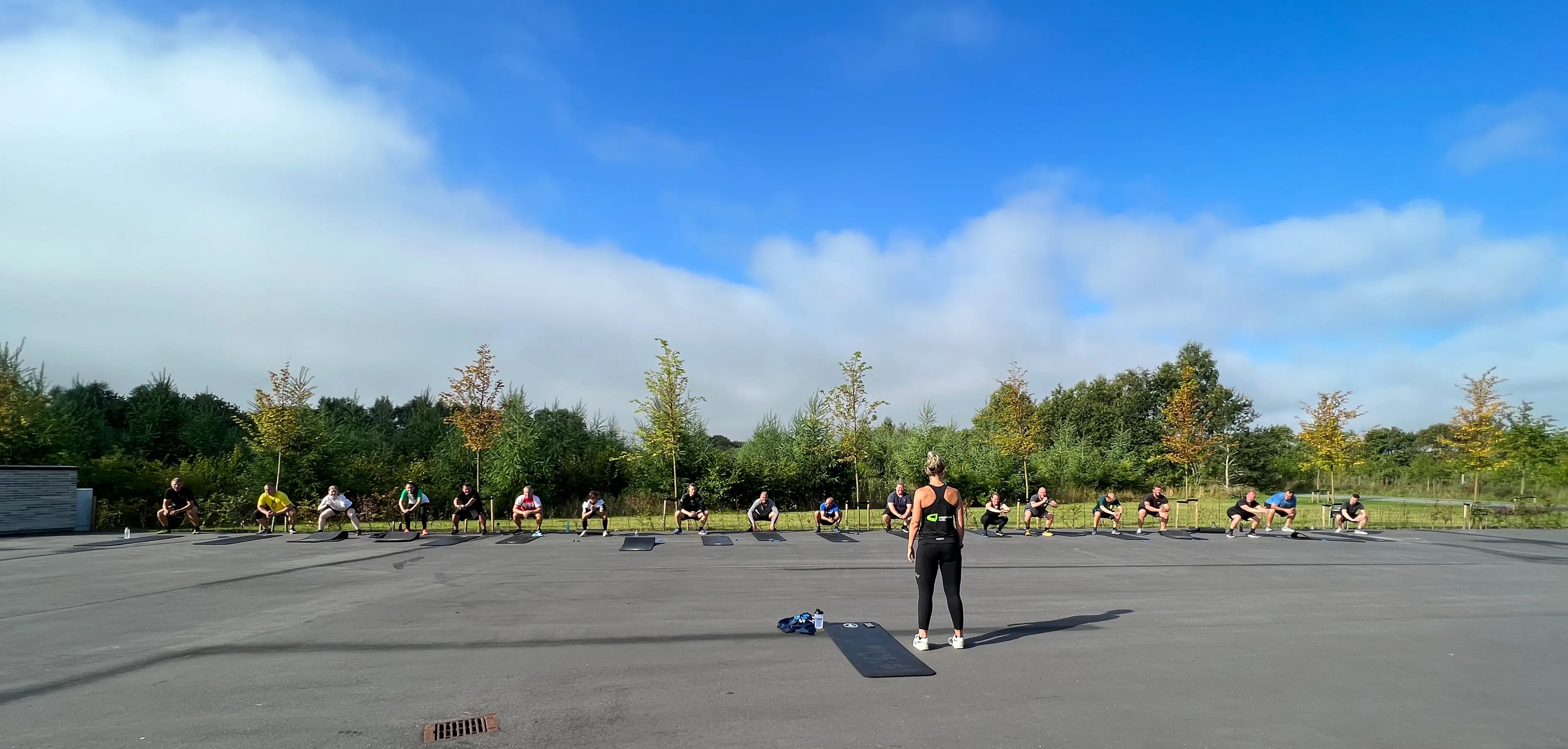 Træning medarbejdere udenfor